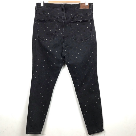 Madewell | 10” High Rise Metallic Dot Edition - Picture 6 of 8
